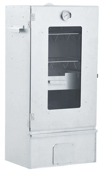 Bbq füstölő 1 kg faaprítékkal 44,5 x 29 x 83 cm
