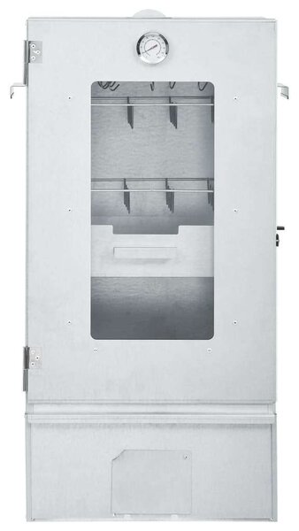 Bbq füstölő 1 kg faaprítékkal 44,5 x 29 x 83 cm