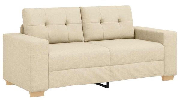 Krém szövet loveseat kanapé 180x77x82 cm