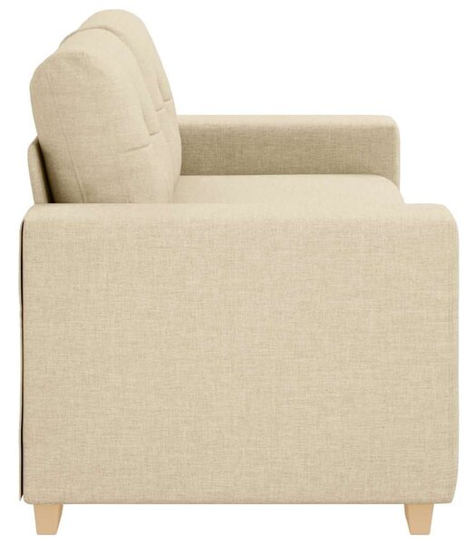 Krém szövet loveseat kanapé 180x77x82 cm