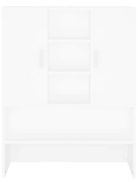 Fehér Mosógépszekrény - 71x71,5x181,5 cm