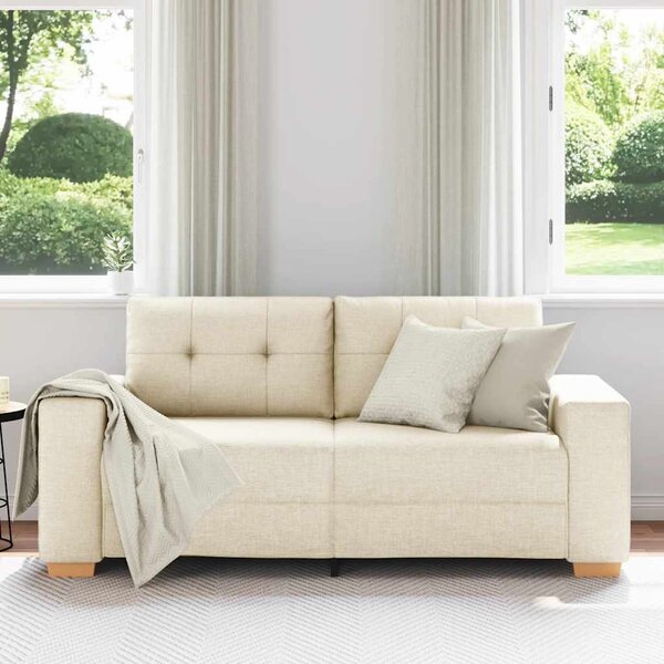 Vászon loveseat kanapé 140 cm