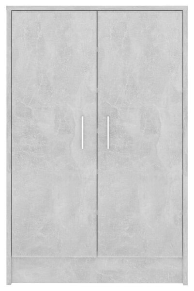 Modern Cipősszekrény - Betonszürke - 60x35x92 cm