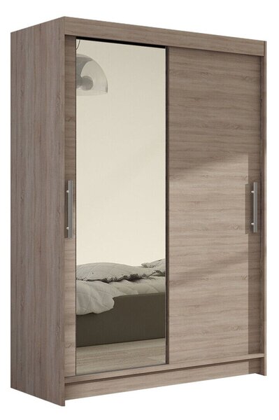 Gardróbszekrény Closico Pacron VI, Laminált forgácslap, 200x120x58cm, Triufel tölgy