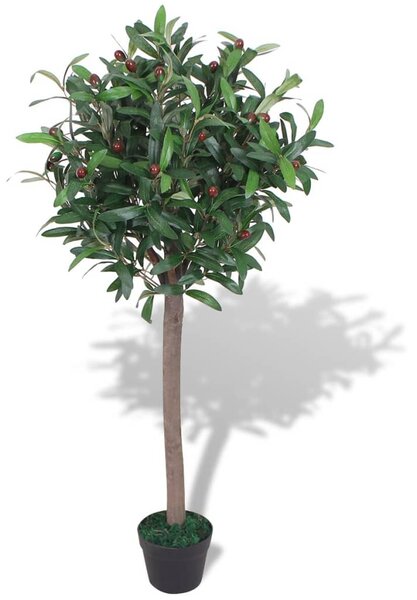 Műbabérfa virágcseréppel 120 cm zöld