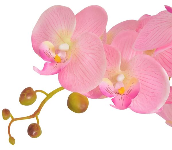 Cserepes rózsaszín műorchidea 75 cm