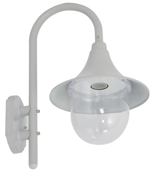 VidaXL fehér alumínium kerti falilámpa, E27, 42 cm