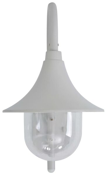 VidaXL fehér alumínium kerti falilámpa, E27, 42 cm