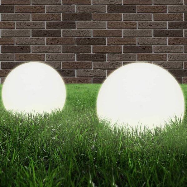 4 db LED gömblámpa 30 cm PMMA