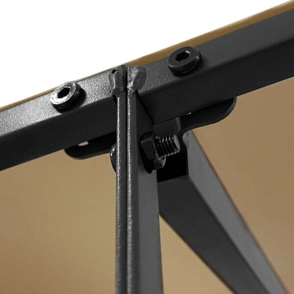 VidaXL szövet és acél pavilon 4 x 3 m, 180 g/m, tópszínű