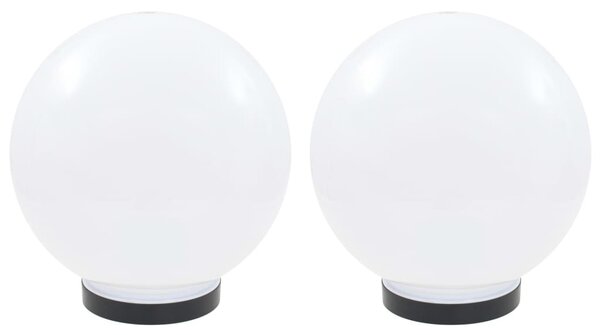 2 db LED gömblámpa 25 cm PMMA