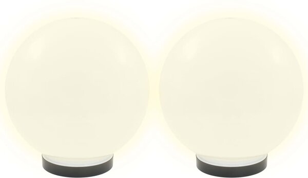 2 db LED gömblámpa 25 cm PMMA