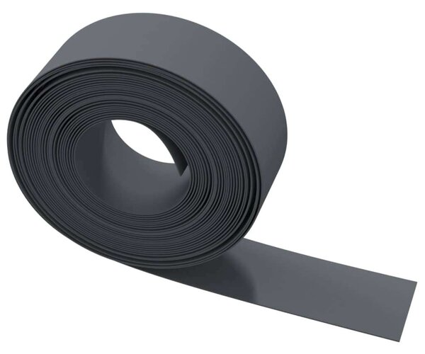 3x10m Szürke Polietilén Kerti Szegély - 20cm Magas