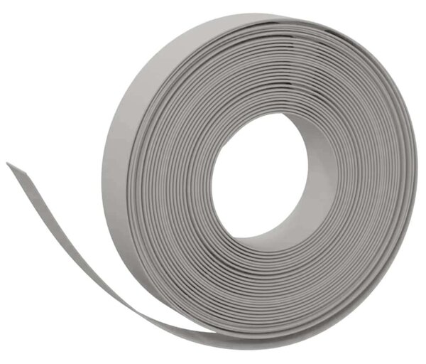 5 db szürke polietilén kerti szegély 10 m x 10 cm