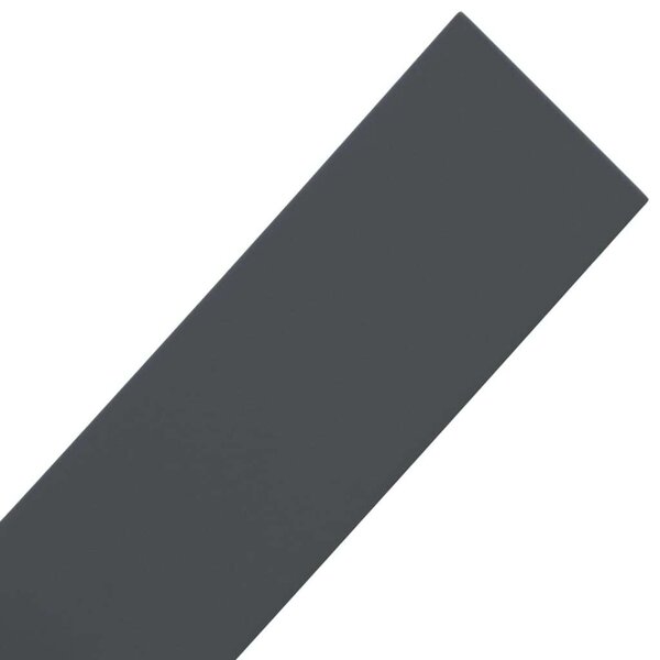 5 db szürke polietilén kerti szegély 10 m x 10 cm