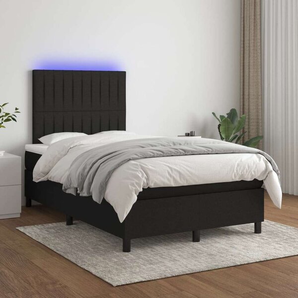 VidaXL Ágy - Rugós - LED-es - 120x200 cm