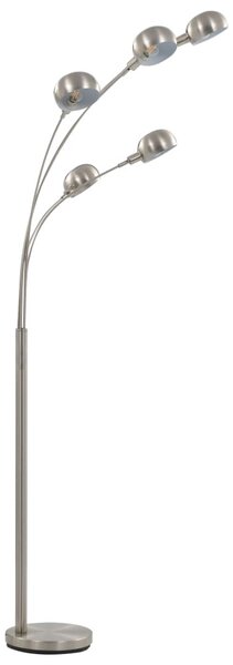Ezüst állólámpa 200 cm 5 db E14 típusú foglalattal