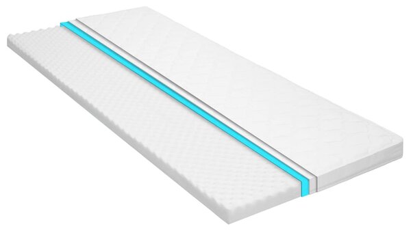 VidaXL tojástartó kialakítású hideghabos matractakaró 100 x 200 x 6 cm