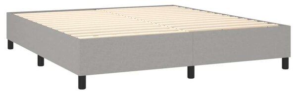 VidaXL LED-es Ágy - Szövet - 160x200 cm