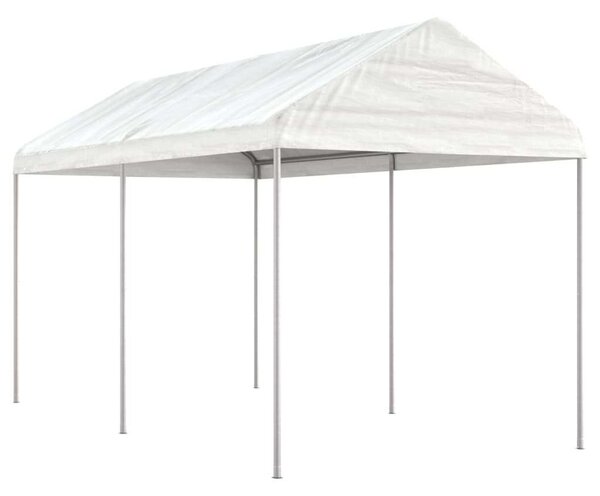 Outsunny - Fehér PE Pavilon - 446x228x269 cm