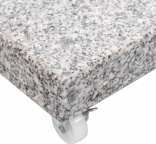Négyszögletes szürke gránit napernyőtalp 30 kg