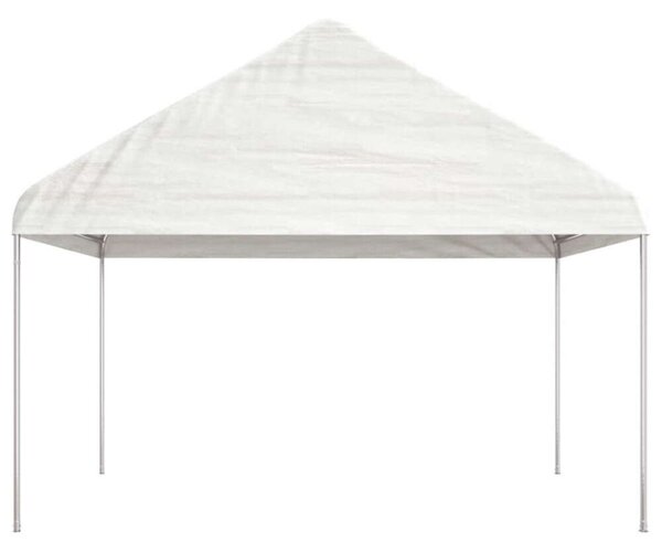 Fehér Pavilon - Polietilén - 8,92 x 4,08 x 3,22 m