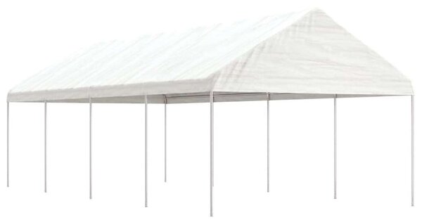 Fehér Pavilon - Polietilén - 8,92 x 4,08 x 3,22 m