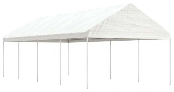Fehér Pavilon - Polietilén - 8,92 x 4,08 x 3,22 m