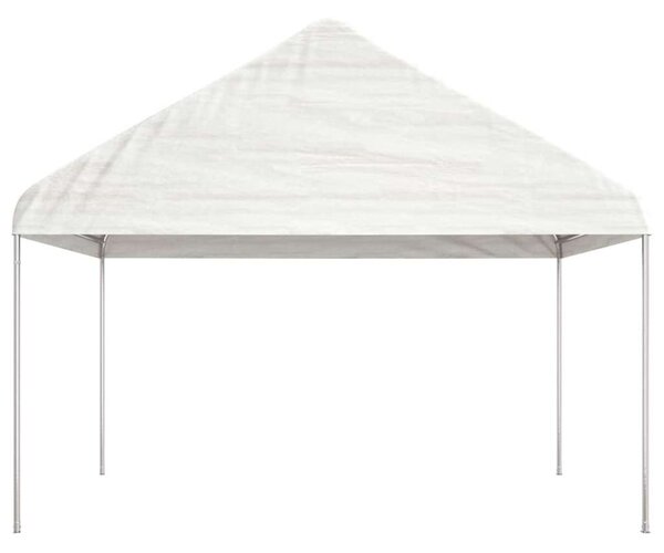 Fehér Pavilon - Polietilén - 8,92 x 4,08 x 3,22 m