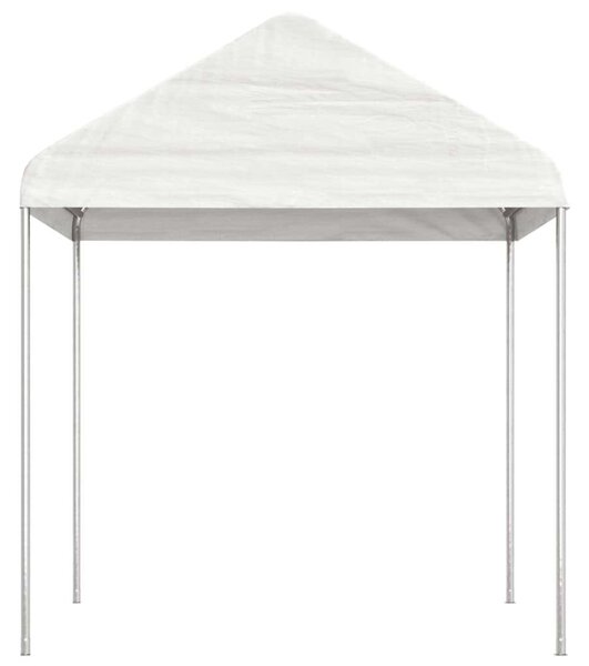 VidaXL Nagy Fehér Polietilén Pavilon - 13,38 x 2,28 m