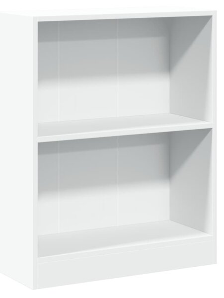 Fehér szerelt fa könyvespolc 60 x 24 x 76 cm