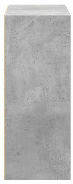 2 szintes betonszürke forgácslap könyvszekrény 60x30x76,5 cm