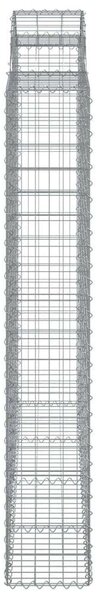 VidaXL Íves Gabion Kosár - 10 db - 200x50x180/200 cm