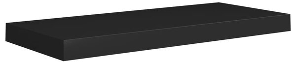 Fekete MDF fali polc 60 x 23,5 x 3,8 cm