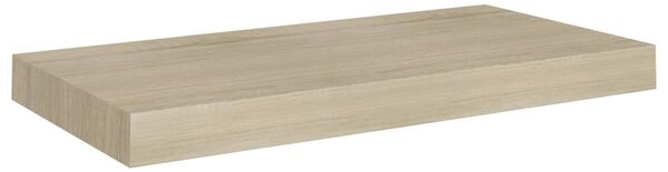 Tölgyszínű MDF lebegő fali polc 50 x 23 x 3,8 cm