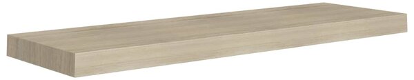 4 db tölgyszínű MDF fali polc 80 x 23,5 x 3,8 cm