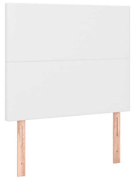 VidaXL Fehér Műbőr Ágy - 120x200 cm