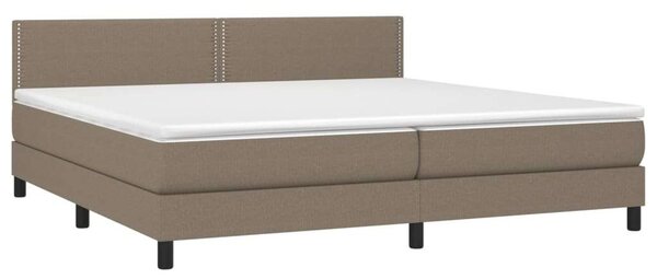 VidaXL LED-es Ágy - Szövet - 200x200 cm