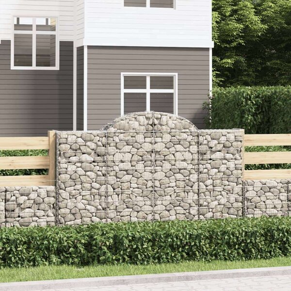 VidaXL Íves Gabion Kosár Szett - 12 db - 200x50x120/140 cm