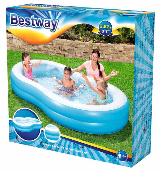Bestway Big Lagoon családi medence 262 x 157 x 46 cm