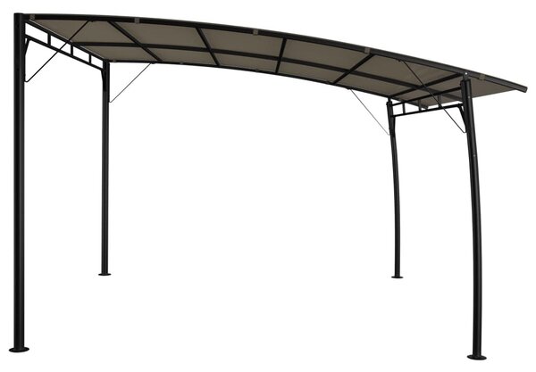 Tópszínű kerti napellenző 3 x 3 x 2,55 m