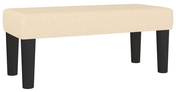 VidaXL Krémszínű Ágy Matraccal - 90x200 cm