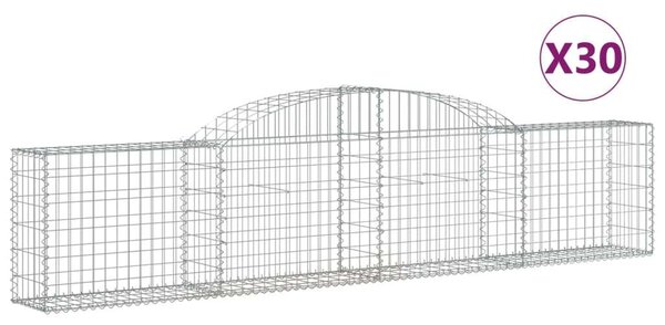 VidaXL Gabion Kosár - 30 db - 300x30x60/80cm