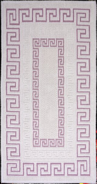 Versace Kézzel Szőtt Pamut Szőnyeg, Rózsaszín, 80 x 150 cm
