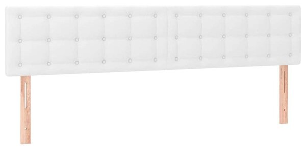 VIDAXL - Fehér Műbőr Ágy - 180x200 cm