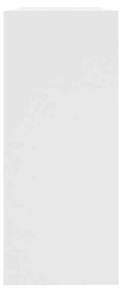 Fehér térelválasztó könyvszekrény 100 x 30 x 72 cm
