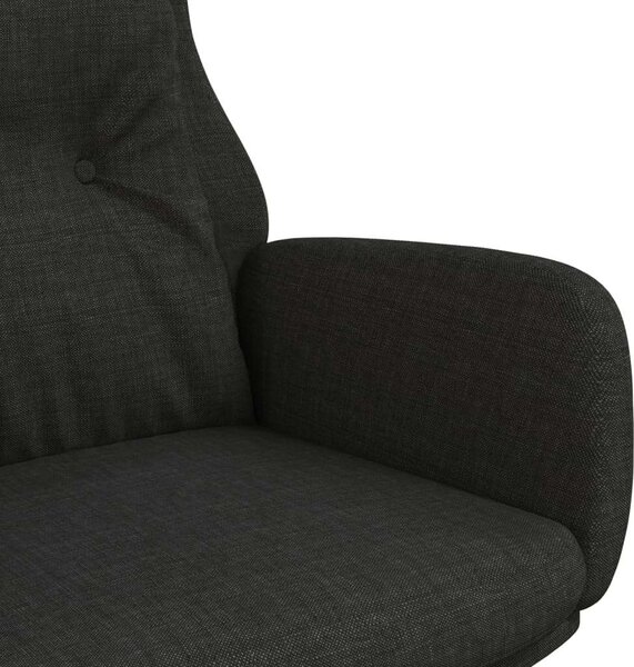 VidaXL Pihenőfotel - Fekete Szövet - 70x77x94 cm