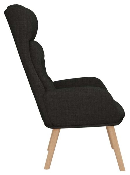 VidaXL Pihenőfotel - Fekete Szövet - 70x77x94 cm