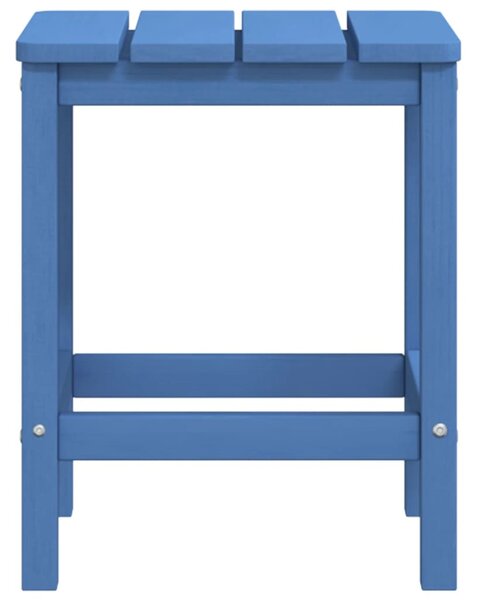 Vízkék HDPE kerti adirondack székek asztallal