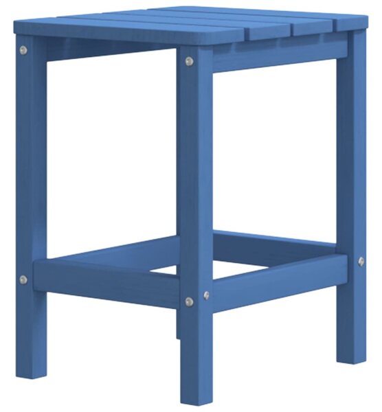 Vízkék HDPE kerti adirondack szék asztallal
